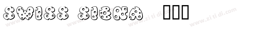 Swiss Siena字体转换